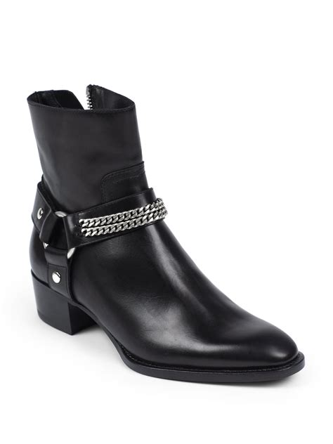 ysl rock chelsea boots|saint laurent leather chelsea boots.